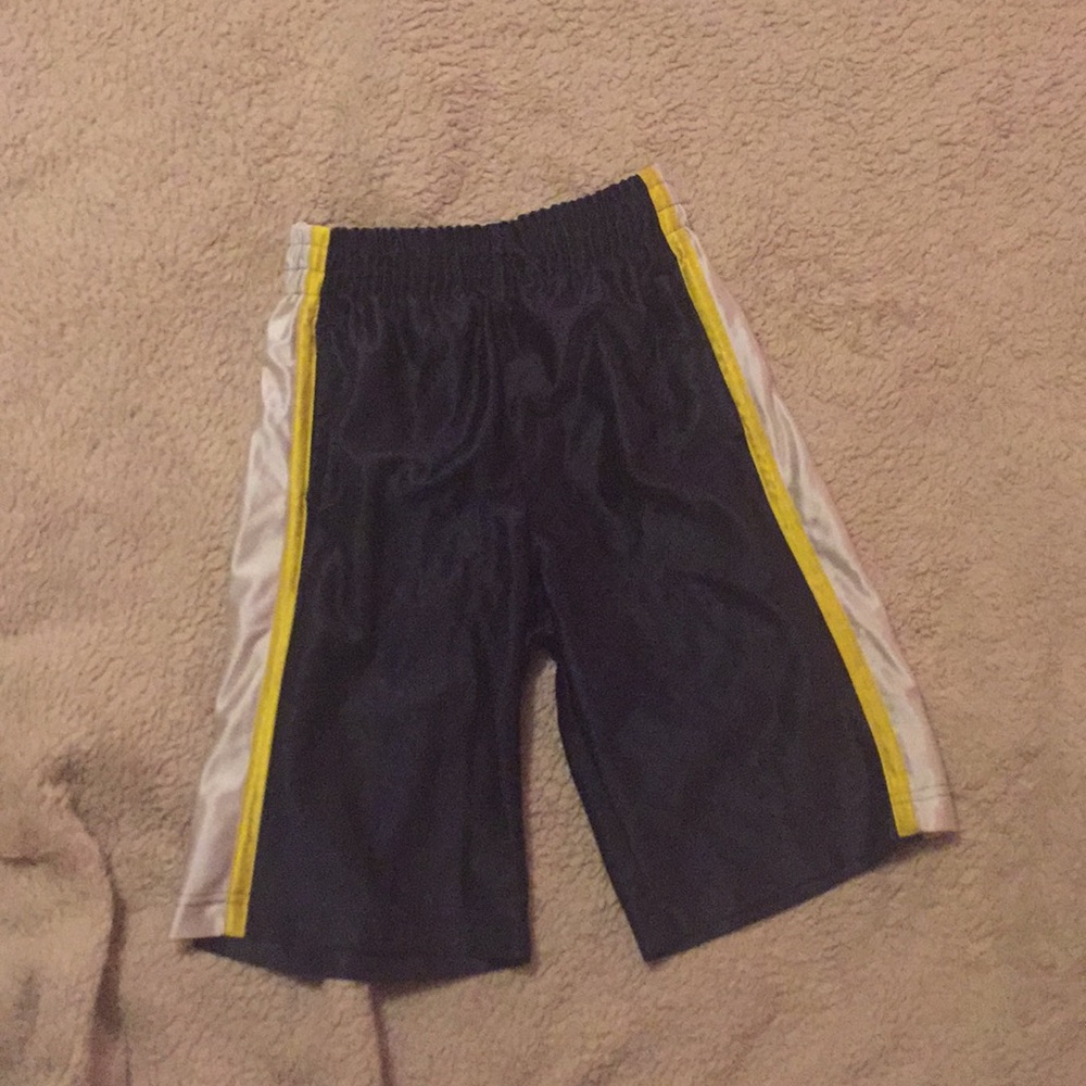 black shorts